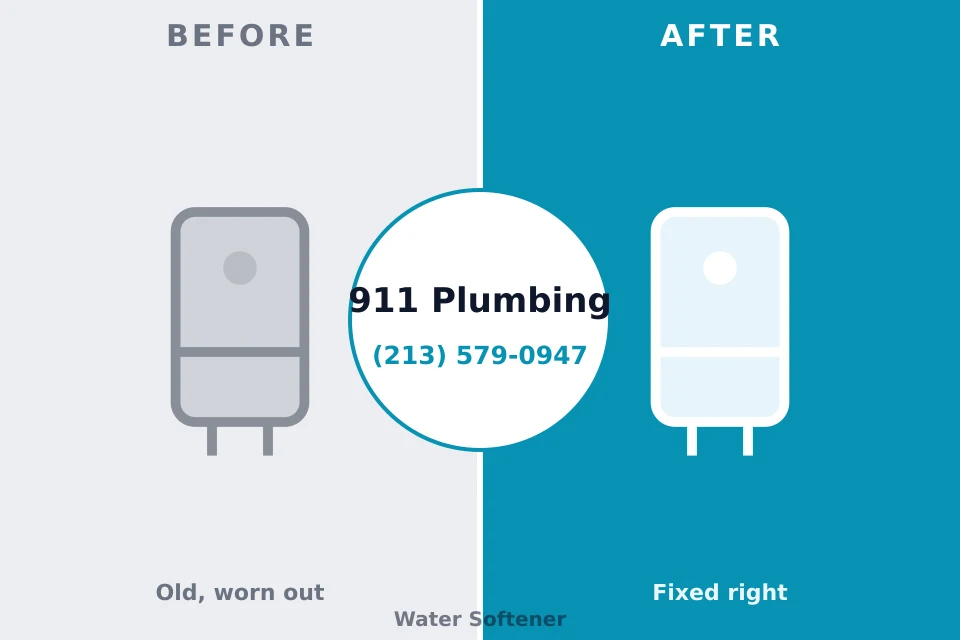 Before and after: plumbing repair Paxtonia, PA